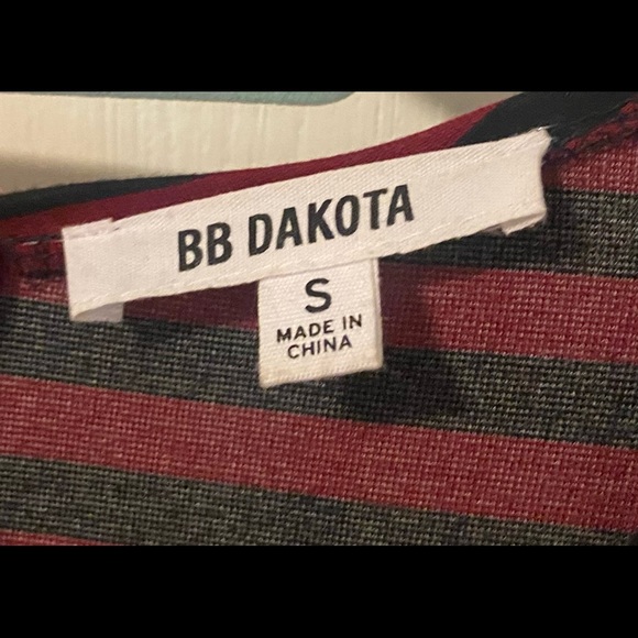 BB Dakota striped wrap dress sz S - Picture 2 of 3